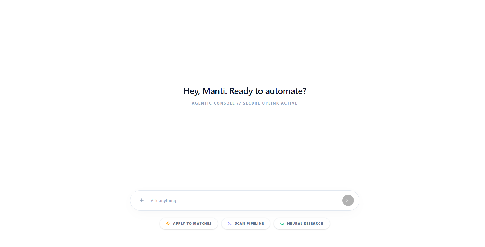 Flow assistant console